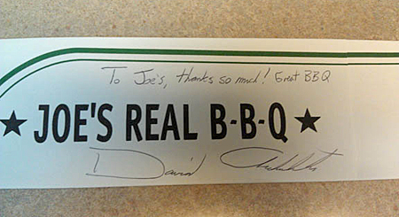 Post image for Celebrity sighting: David Archuleta at Joe’s Real BBQ