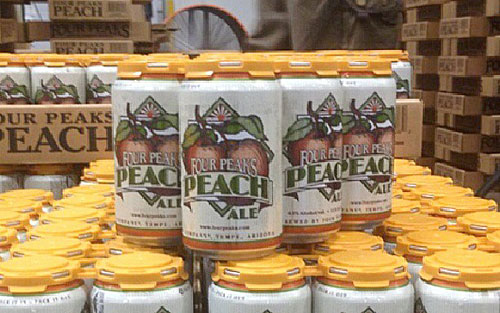 Post image for Four Peaks to unveil Peach Ale in cans this Friday at its 3 locations