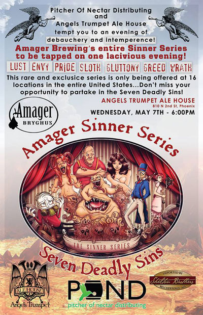 Post image for May 7: Amager Sinner Series at Angels Trumpet Ale House