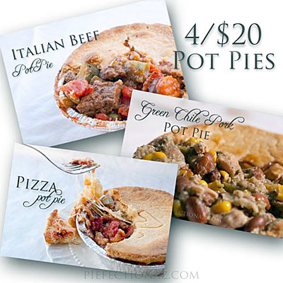 Post image for Get 4 pot pies for $20 this week at Piefection in Mesa