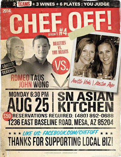 Post image for Monday: It’s ‘Beauties vs. the Beasts’ in latest round of Chef Off! competition