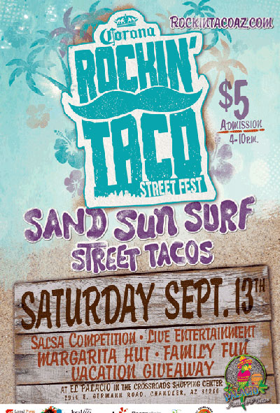 Post image for Sept. 13: Rockin’ Taco Street Fest at El Palacio in Chandler