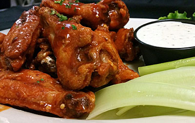 Post image for Weekend specials at Murphyâ€™s Law: Smoked wings & mozzarella balls