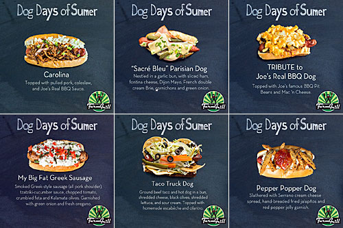Post image for Green apple and pistachio dog, anyone? Joe’s Farm Grill launches â€˜Dog Days of Sumerâ€™ on Tuesday