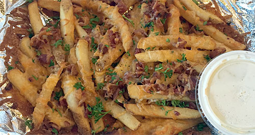 Post image for New menu item at Jimmy & Joe’s Pizzeria: Bacon Ranch Cheese Fries