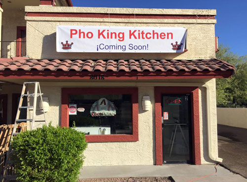 Post image for Great Pho King food truck opens restaurant in south Scottsdale today
